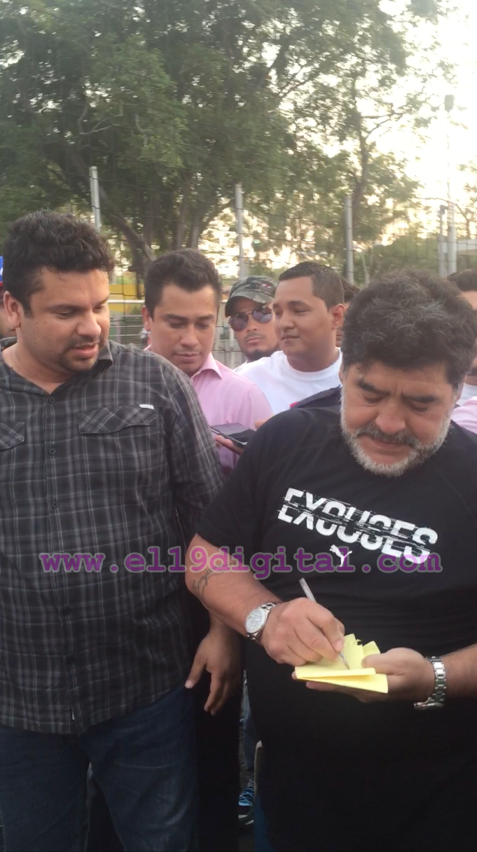 Maradona en Nicaragua